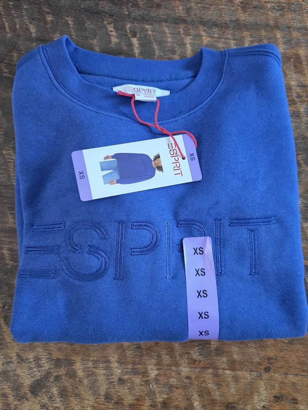Womens ESPRIT Logo Fleece Crewneck